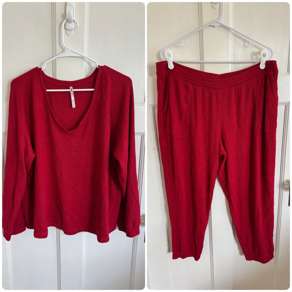 Soma red pajama set size xl